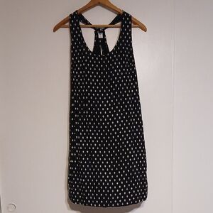 Old Navy Black and White Diamond Pattern Sundress SZM